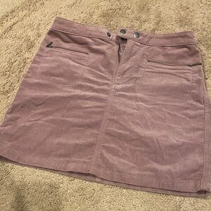 Mossimo Supply Co. Mauve Corduroy Mini Skirt